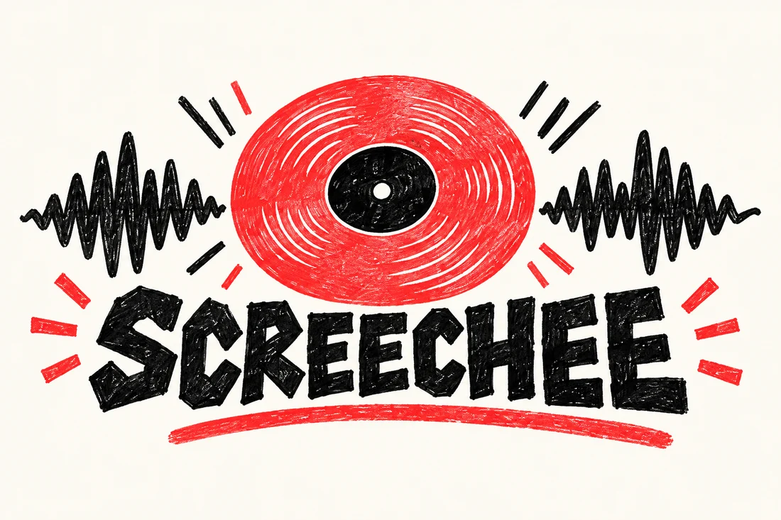 Hand-drawn Screechee illustration